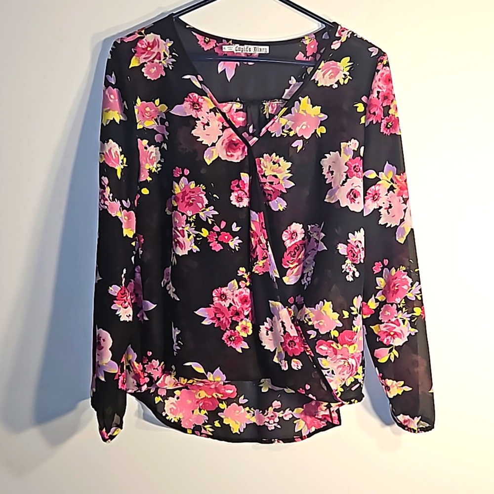 Blouse, sheer size xl
